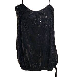 Fang Sequin Top Size M